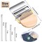 Darning Small Loom Speedweve Style Machine Wood Knitting Looms Type Weave Tool 14 Hooks and 9 Yarn Knitting Needles Hand DIY Craft Weaving Repair Tool for Jeans(Round,Classic Color)